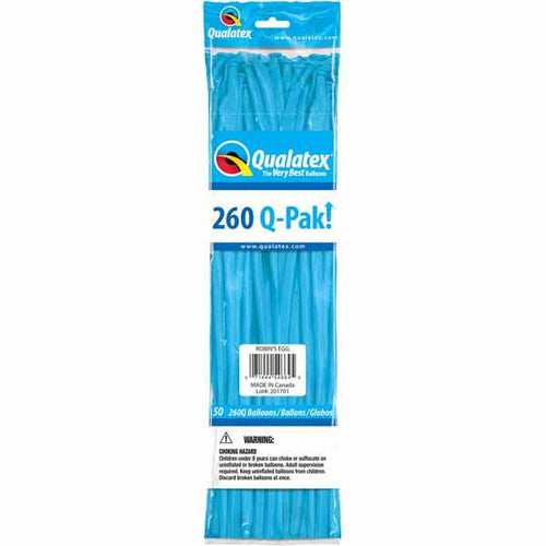 260Q Balloons - Robin's Egg Blue